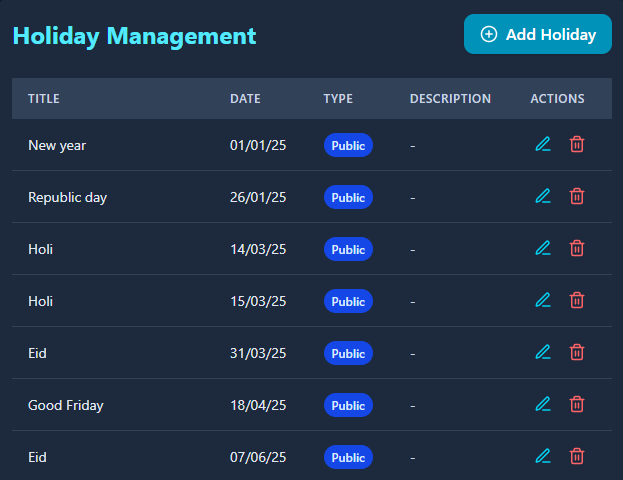 HRMS - Modern HR Management System